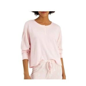 Jenni intimates, ribbed Henley, parfait pink size large